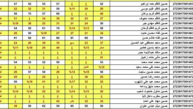 الان PDF نتائج الصف الثالث متوسط 2023 الدور الثالث في العراق عبر موقع نتائجنا