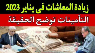 هل فيه زيادة في المعاشات فى يناير