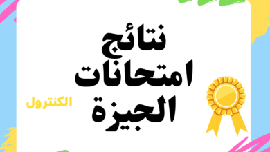 رابط نتائج الجيزة البوابة الرسمية